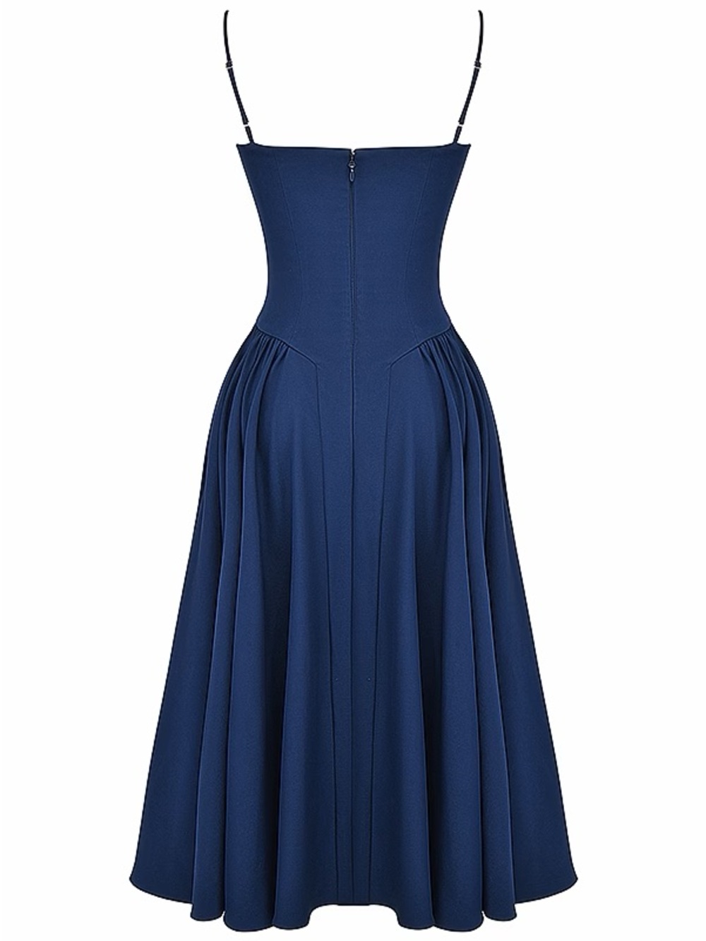 House of CB SAMARIA French Navy Corset Sundress - Picture 10 of 11